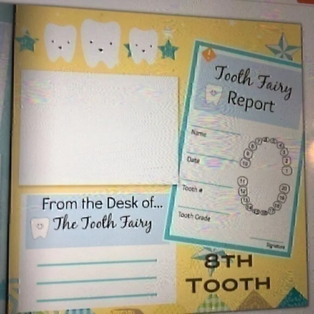 8x8 Hardcover Boys First Tooth book